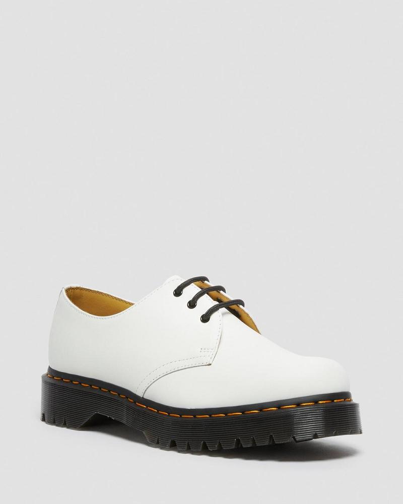 Dr Martens 1461 Bex Smooth Leren Oxford Schoenen Dames Wit | NL 44XYU